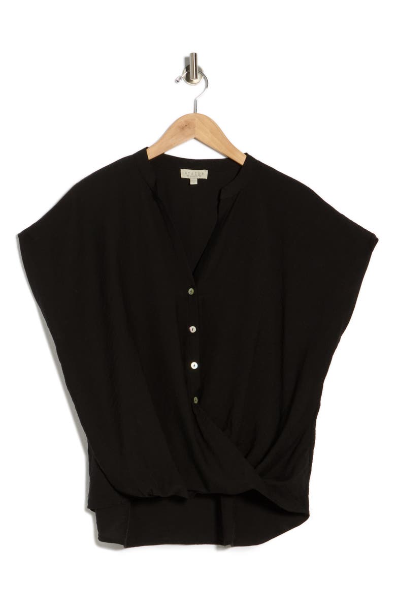 CHENAULT Cap Sleeve Top, Main, color, Black