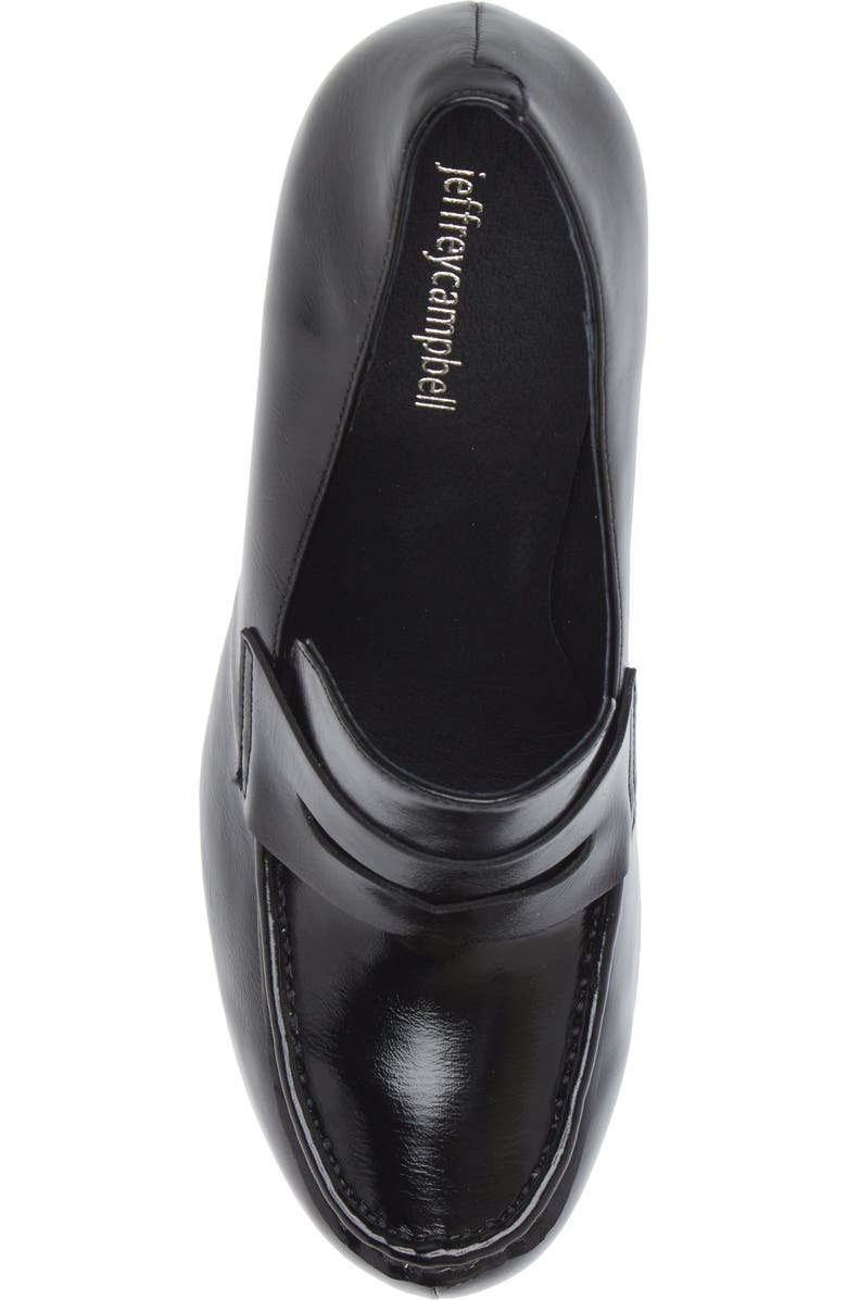 Jeffrey Campbell Long Last Platform Penny Loafer Pump, Alternate, color,