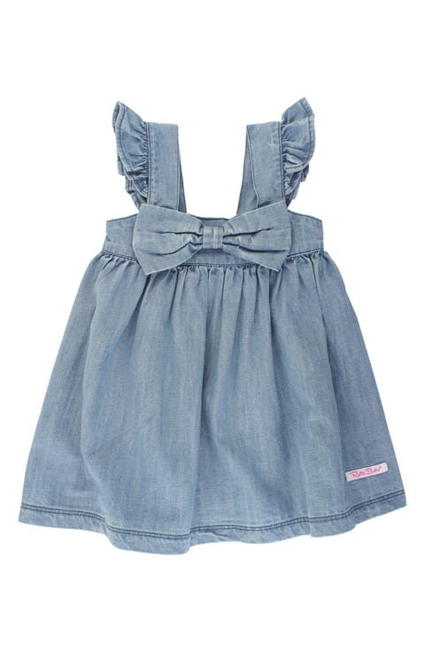 Flutter Sleeve Bow Dress (Baby)