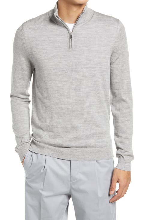 Blackhall Quarter Zip Wool Sweater