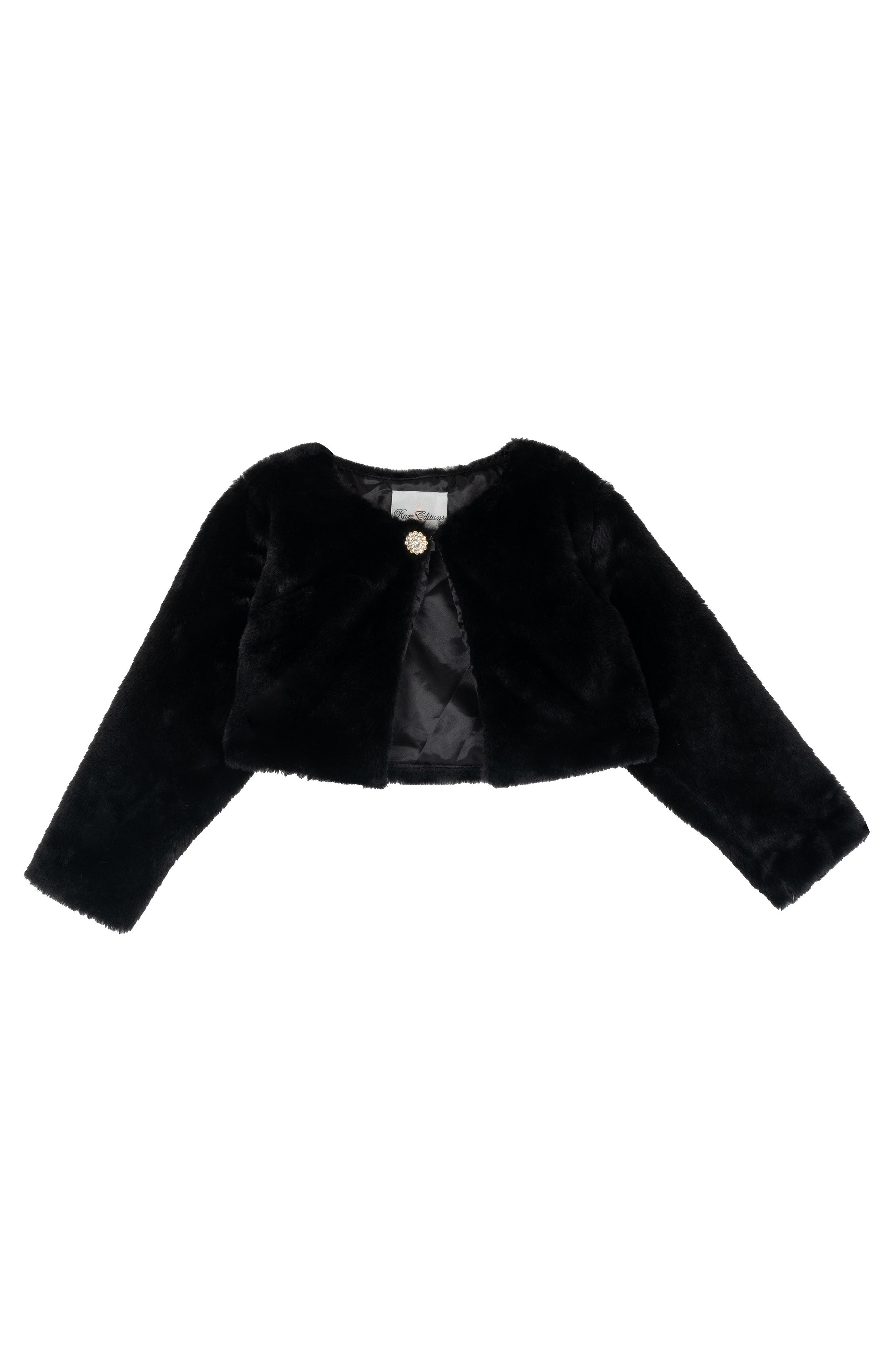 Kids' Faux Fur Bolero