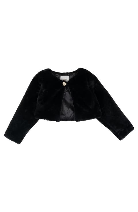 Kids' Faux Fur Bolero