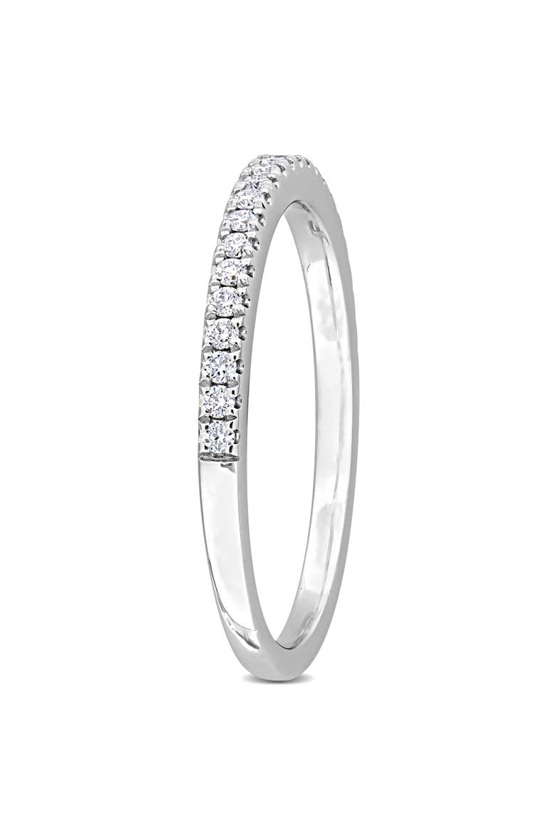 Lab Grown Diamond Anniversary Ring 14k, Alternate, color, White Gold