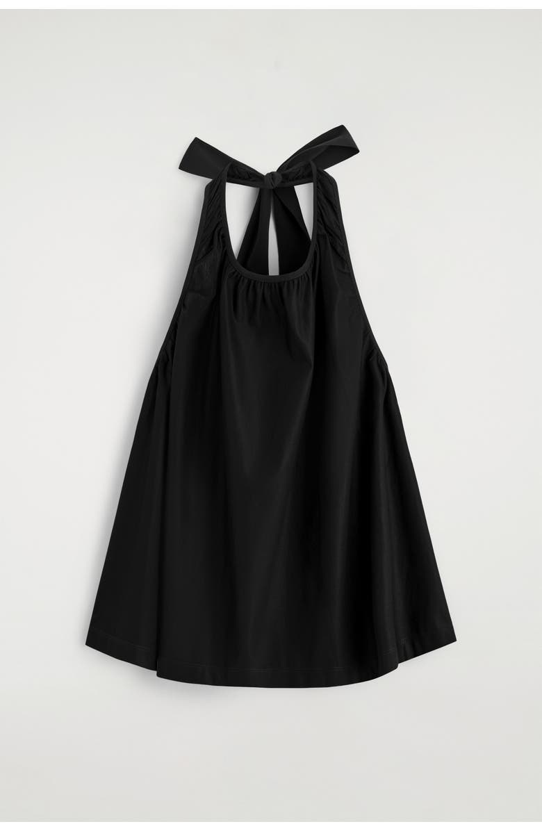 COS Open-back Halterneck Top, Alternate, color, Black