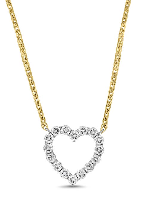 Liora Diamond Heart Pendant Necklace