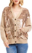 Karen Kane Sequin Cardigan