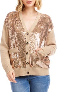 Karen Kane Sequin Cardigan