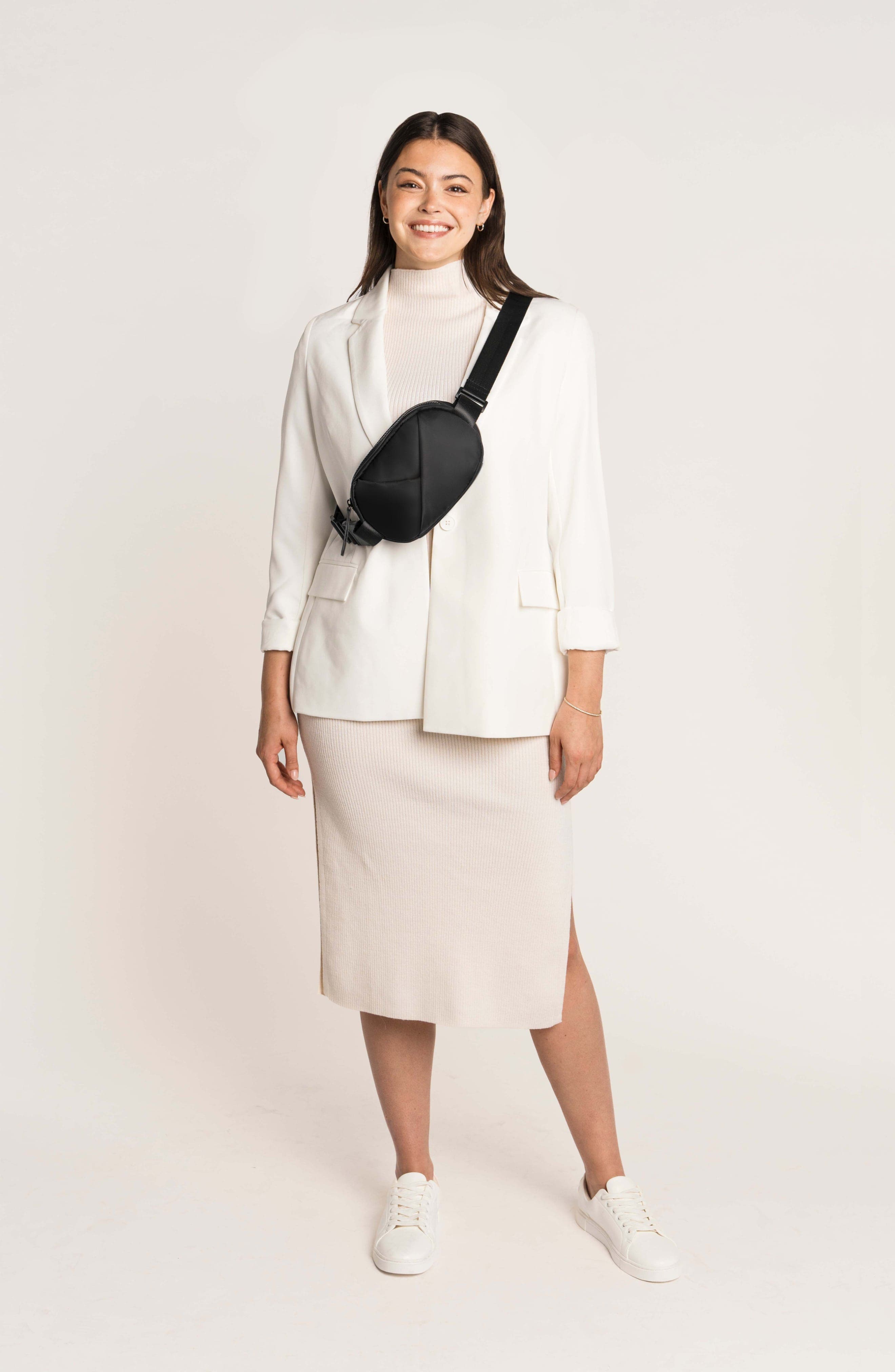 Lux and Nyx Origami Sling Belt Bag, Alternate, color, 