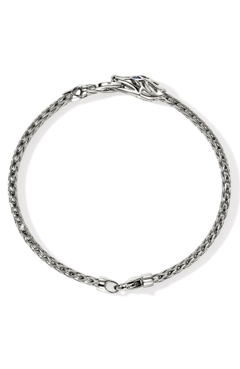 John Hardy Naga Bracelet, Sterling Silver, Diamonds, Alternate, color, Silver