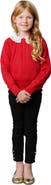 Hope & Henry Girls' Button Cuff Ponte Pant, Kids