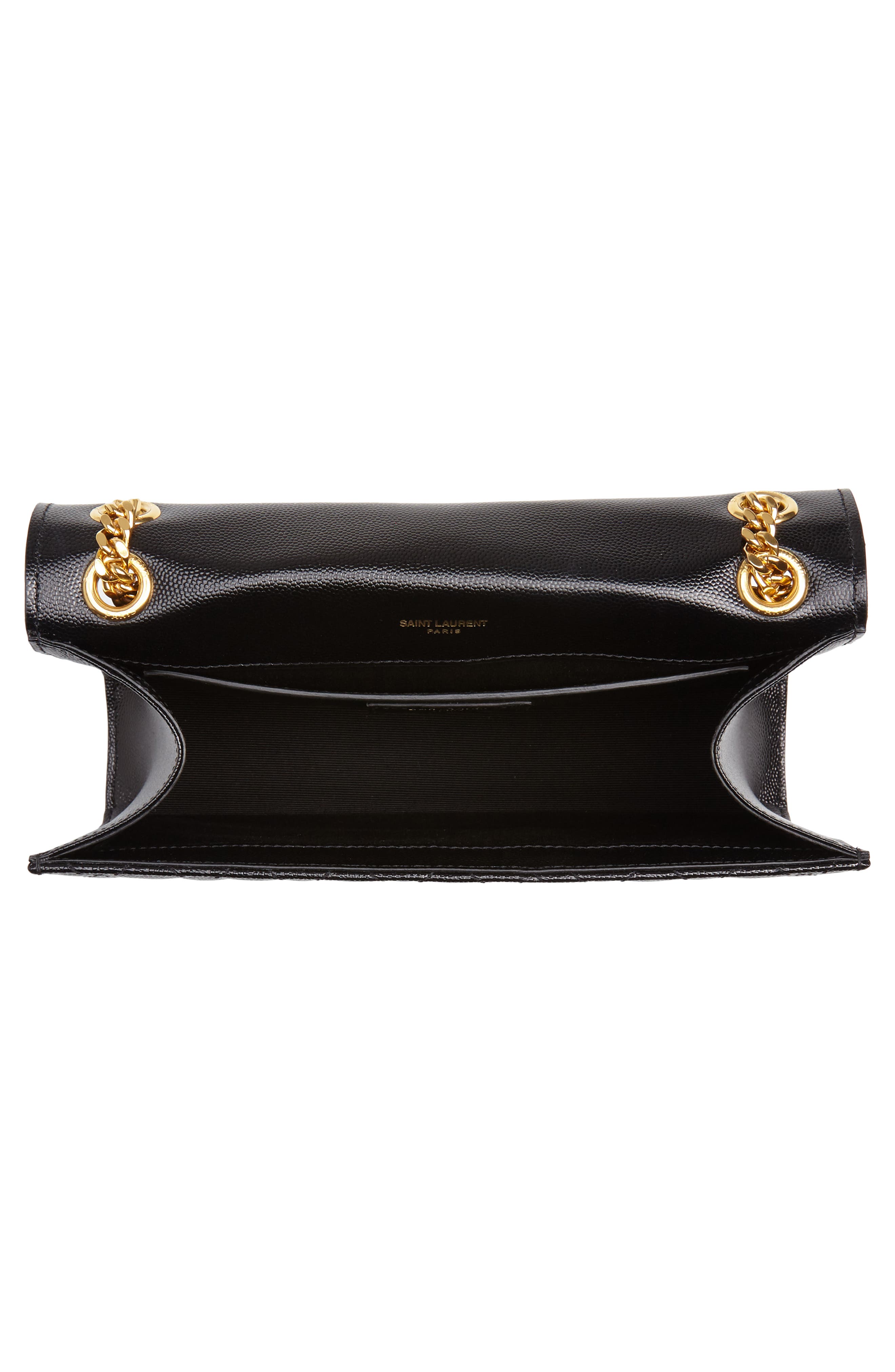 Saint Laurent Medium Cassandra Quilted Leather Envelope Bag, Alternate, color, 