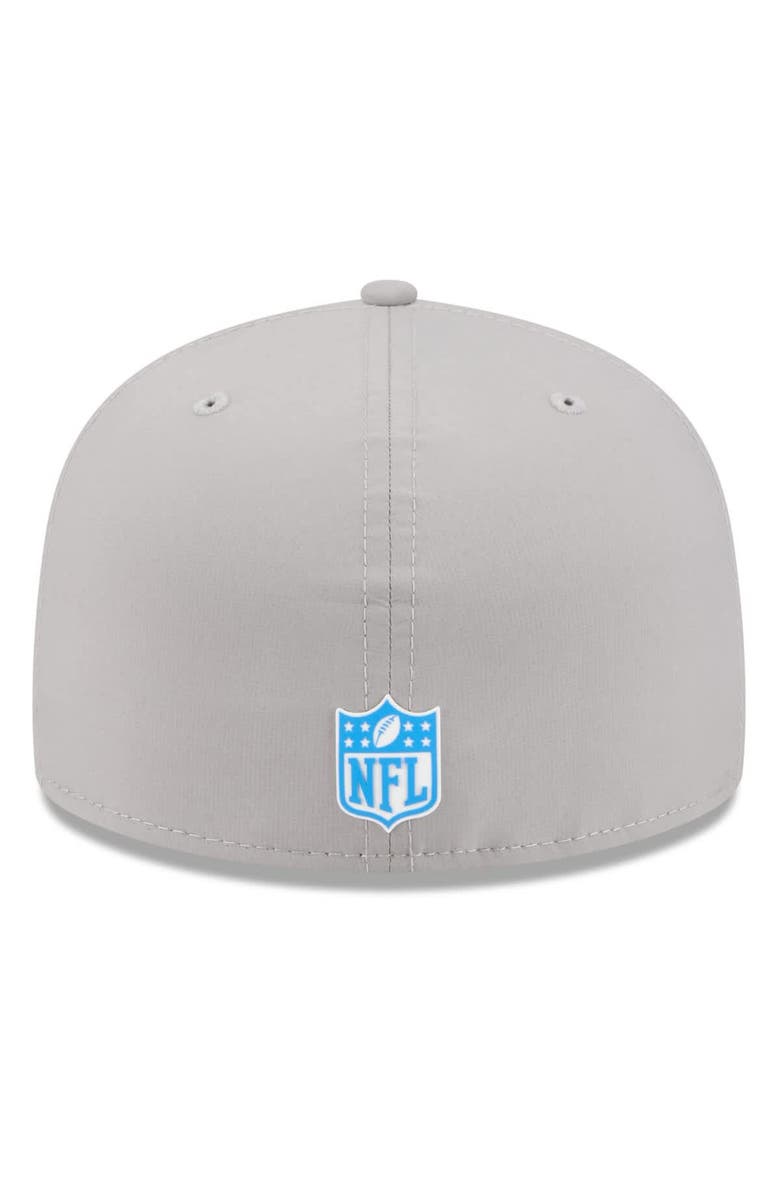 New Era Men's New Era Gray Los Angeles Chargers 2025 Sideline  59FIFTY Fitted Hat, Alternate, color, 
