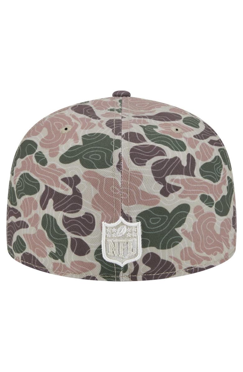 New Era Men's New Era  Detroit Lions Geo Camo 59FIFTY Fitted Hat, Alternate, color, 