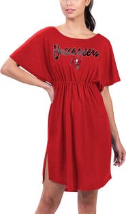 G-III 4HER BY CARL BANKS Women's G-III 4Her by Carl Banks Red Tampa Bay Buccaneers Versus Swim Cover-Up