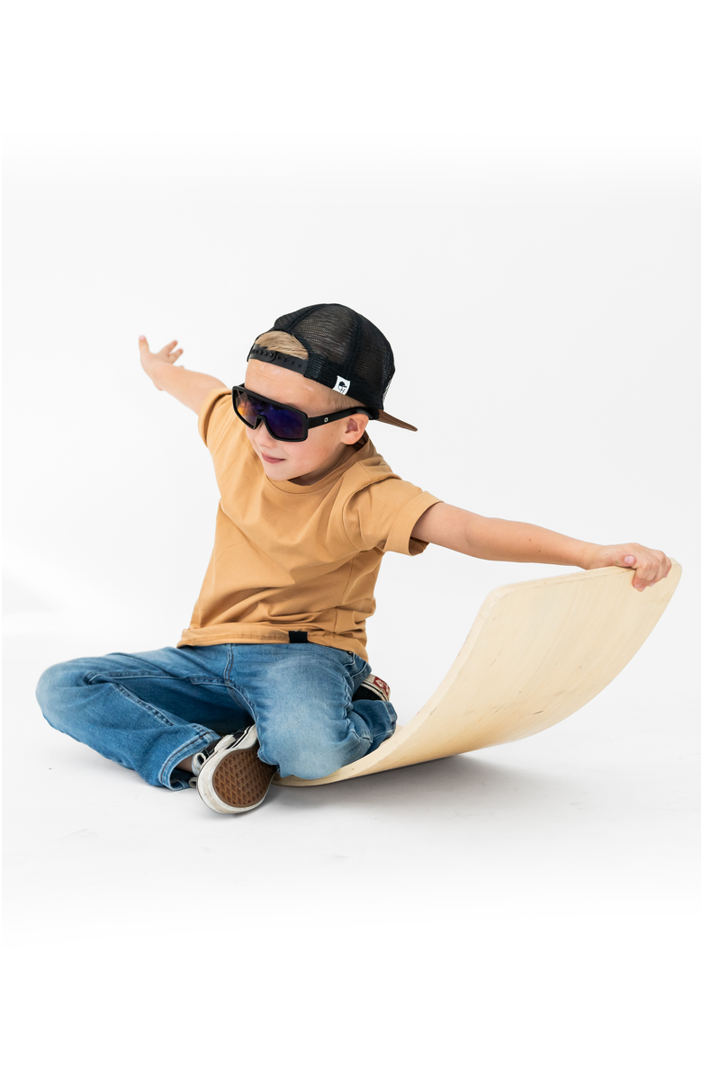 Laree + Co Basic Kids Tee, Alternate, color, Honey