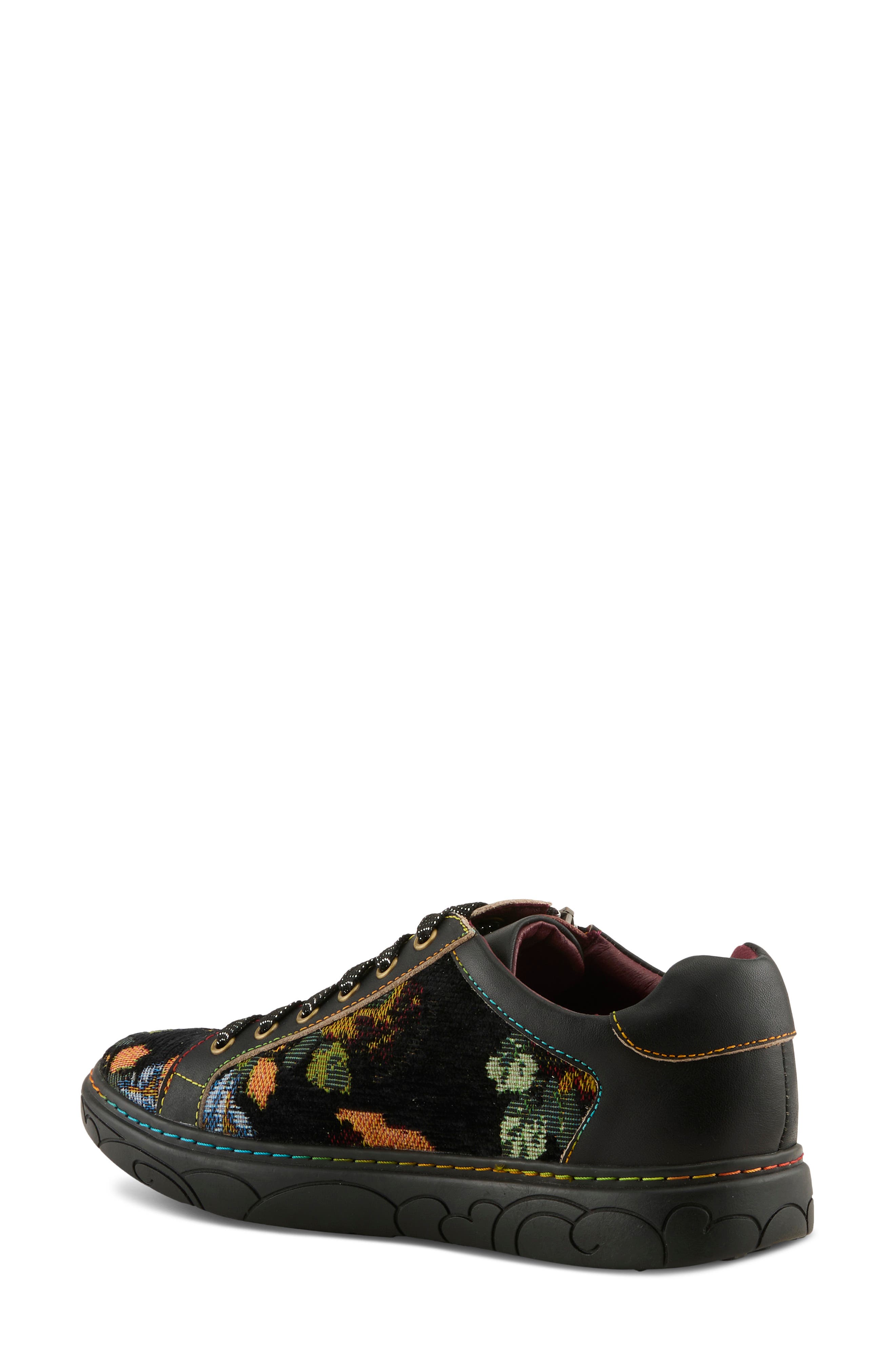 L'Artiste by Spring Step Danli Sneaker, Alternate, color, Black Multi