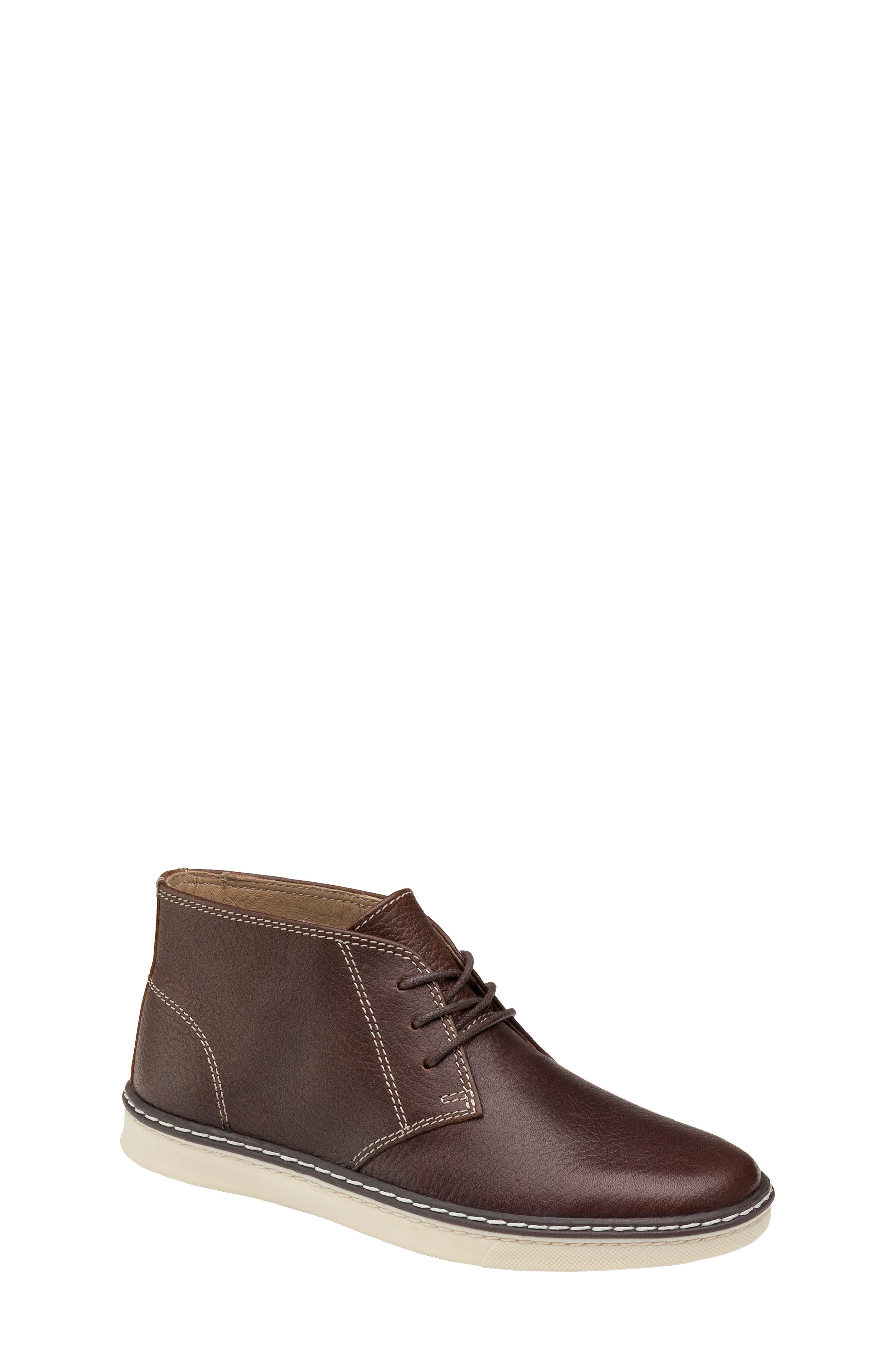 Kids' McGuffey Chukka Boot, Main, color, MAHOGANY FULL GRAIN