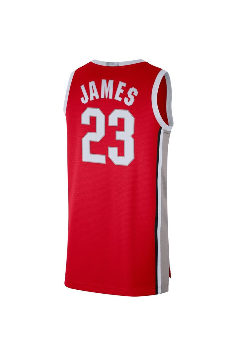Men's Nike LeBron James Scarlet Ohio State Buckeyes Alumni Player Limited Basketball Jersey, Alternate, color, Scarlet