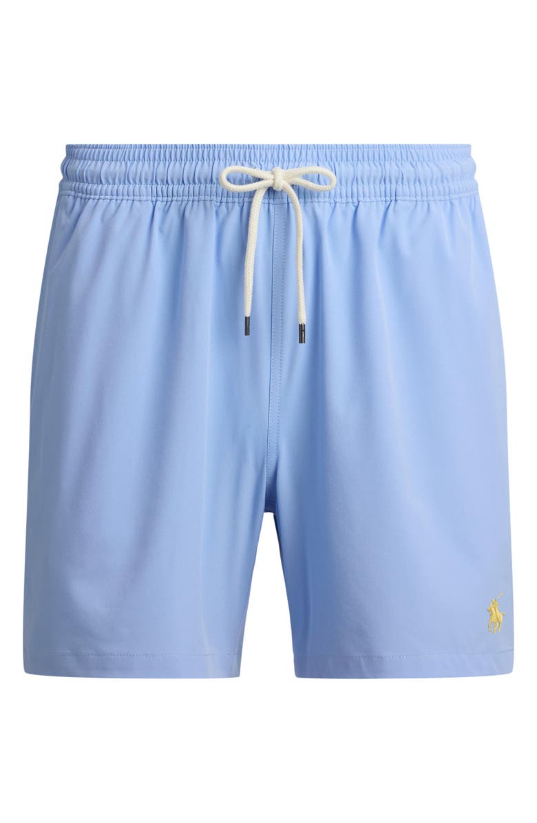 Polo Ralph Lauren Traveler Classic Swim Trunks, Alternate, color, Austin Blue
