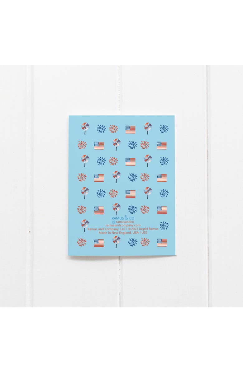 Ramus & Co Flag Greeting Card Pack (3ct) "USA Button Shirt", Alternate, color, Multi-Pack