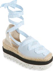 Stella McCartney Gaia Logo Strap Espadrille