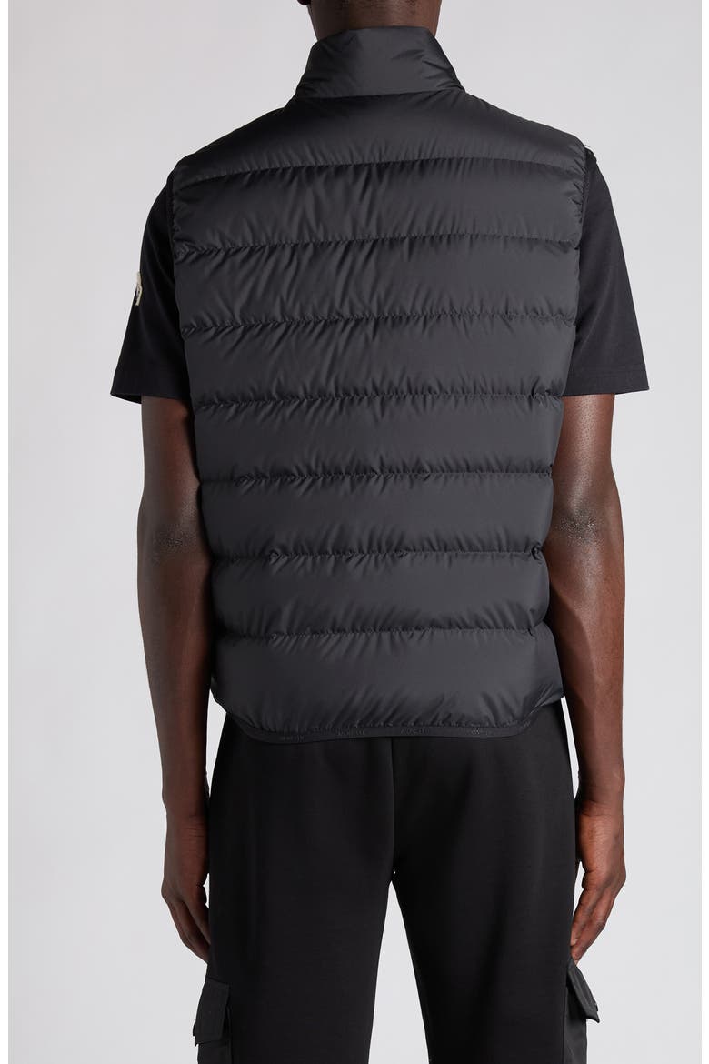 Contrin Down Puffer Vest, Alternate, color, BLACK
