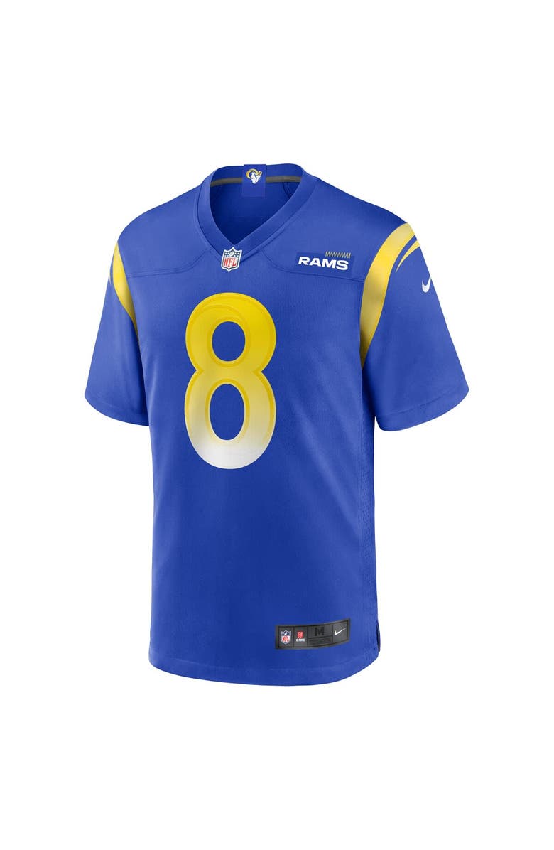 Nike Men's Nike Jared Verse Royal Los Angeles Rams Player Game Jersey, Alternate, color, Royal