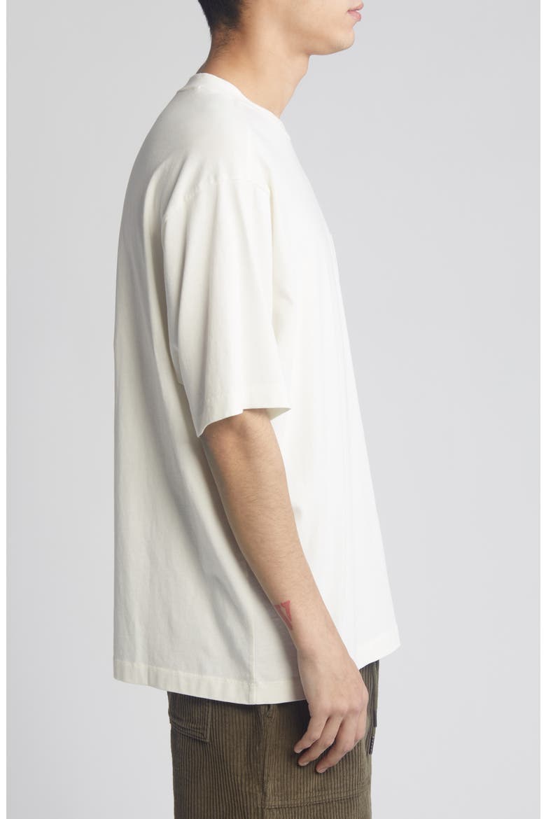 Washed Oversize Pocket T-Shirt, Alternate, color, IVORY EGRET