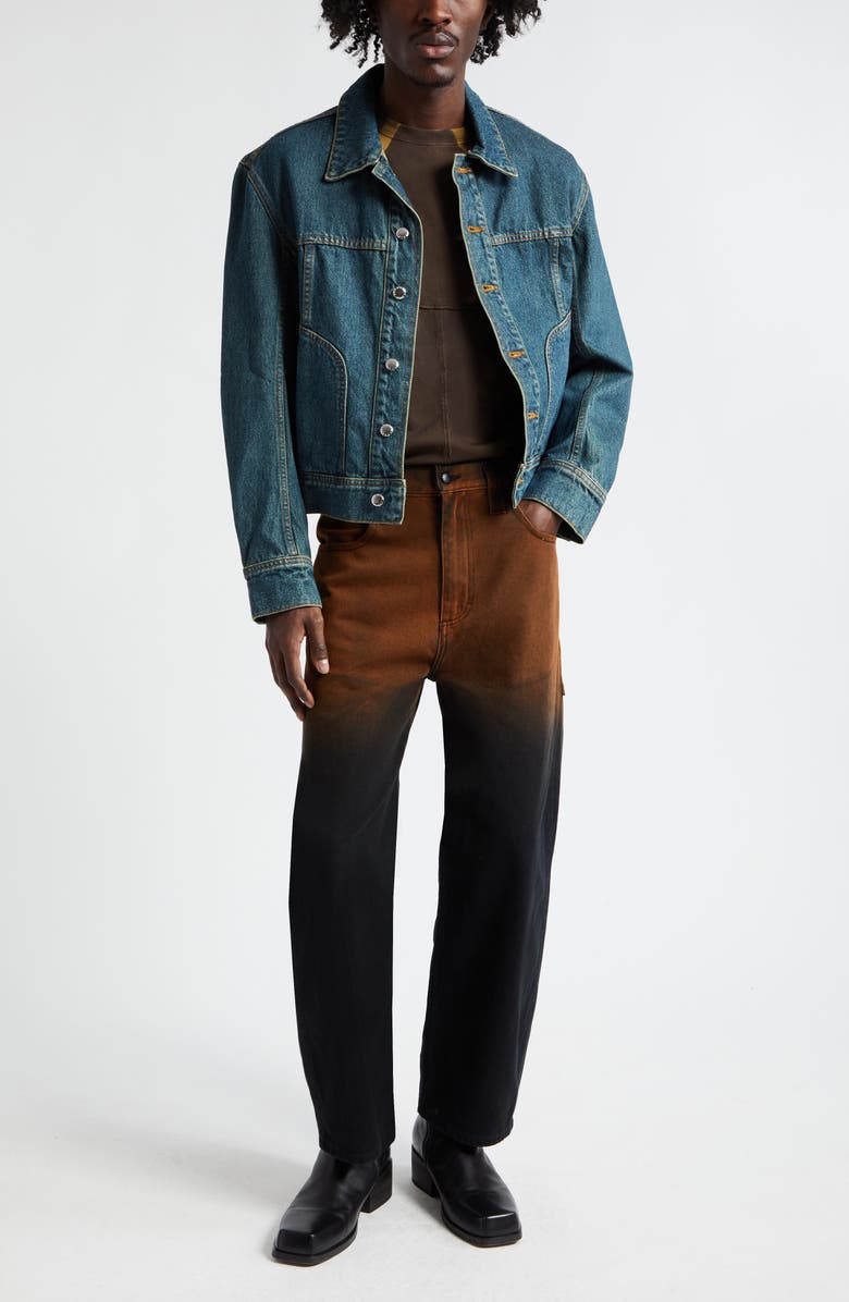 Eckhaus Latta Baggy Gradient Jeans, Alternate, color, 