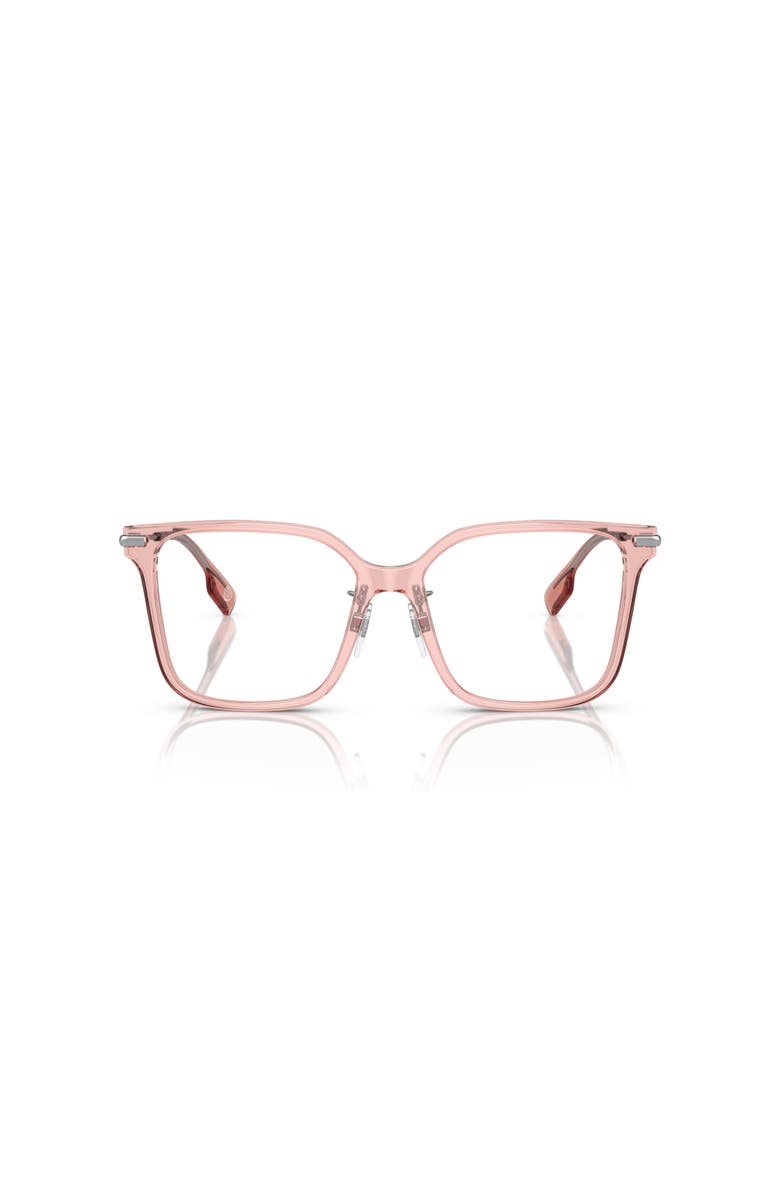 Burberry 54mm Square optical glasses, Alternate, color, Pink