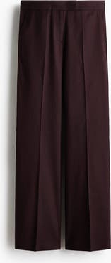 H&M Linen-blend Tailored Trousers