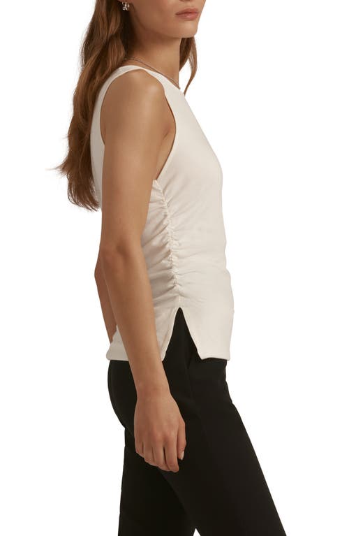 Favorite Daughter The Smooth Operator Ruched Cotton & Modal Tank