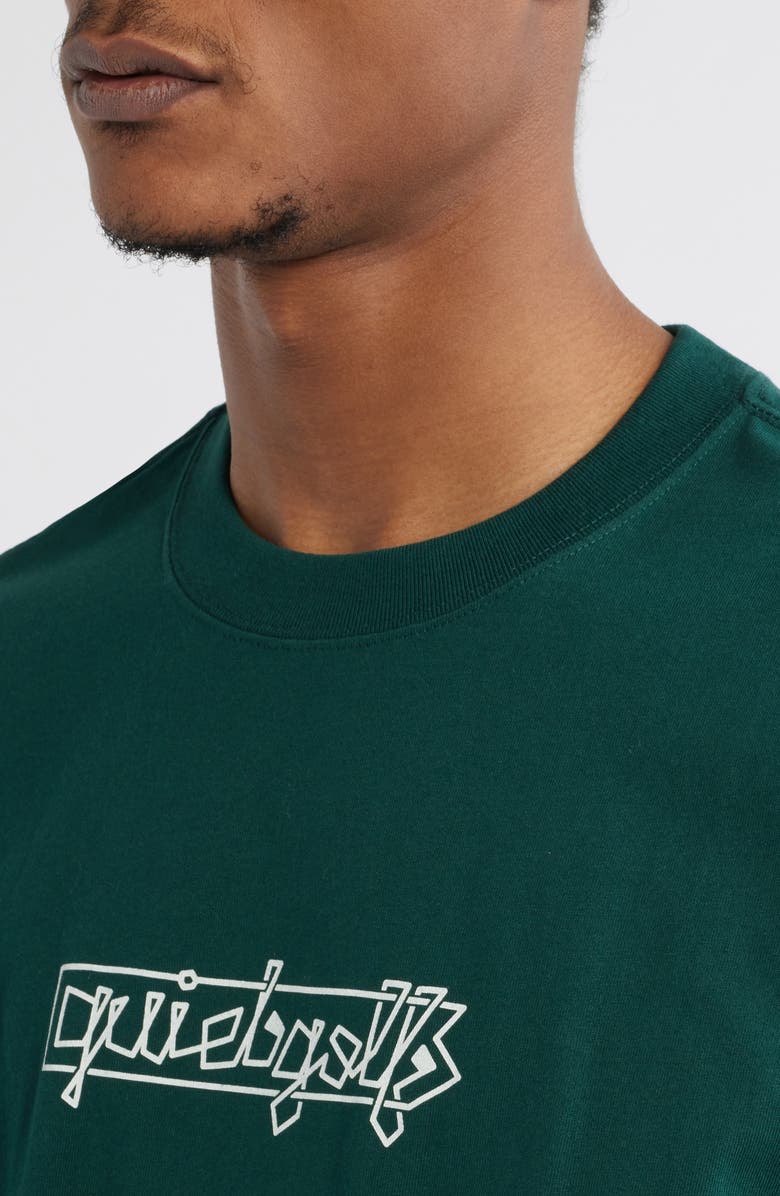 Quiet Golf Bent Cotton Graphic T-Shirt, Alternate, color, 