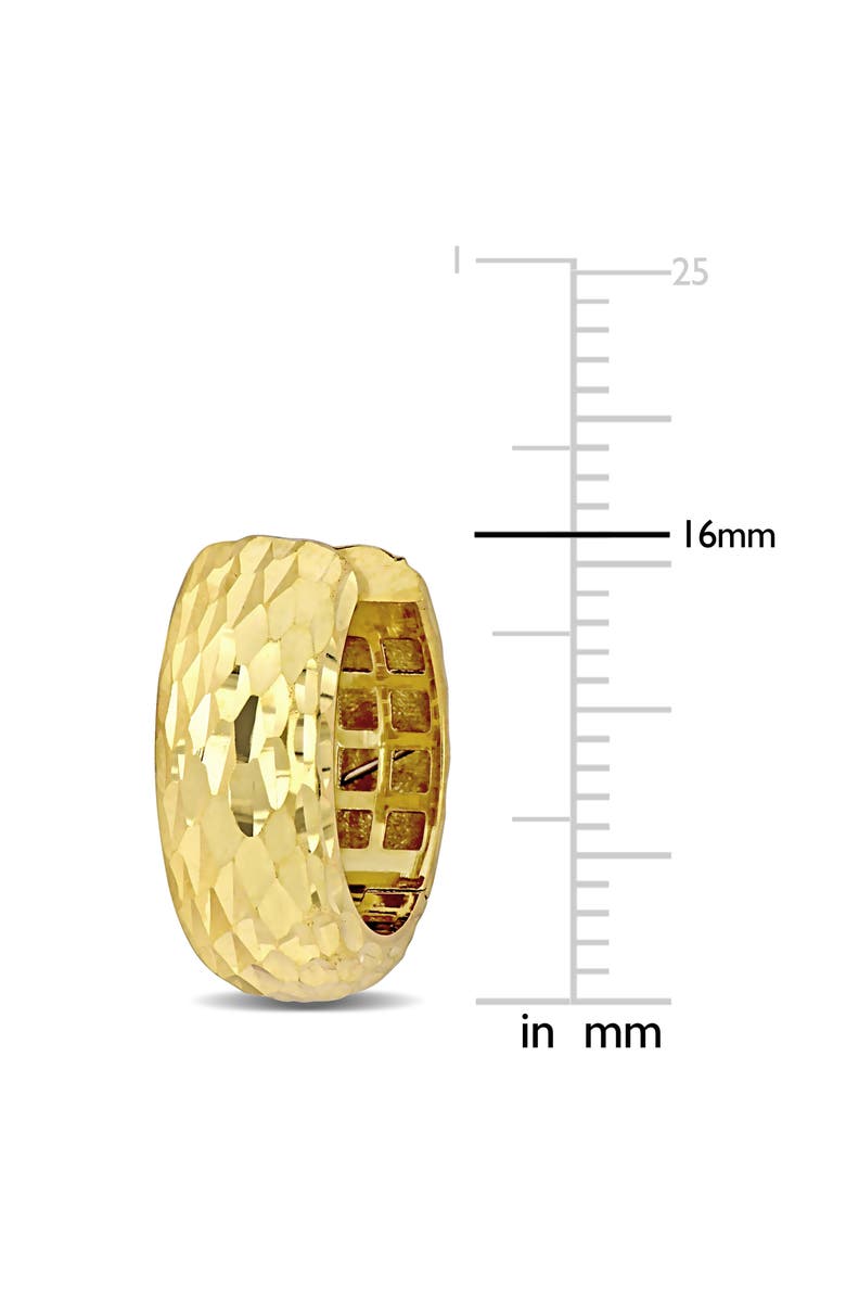 Julianna B. 17mm Huggie Hoop Earrings 14k Gold, Alternate, color, 14K Gold