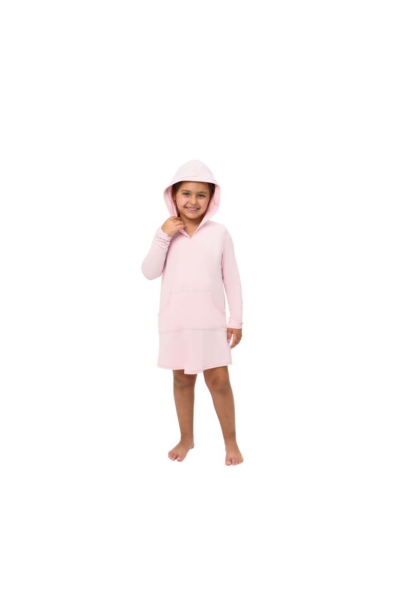 BloqUV Kid's Hoodie Dress, Main, color, Tickle Me Pink