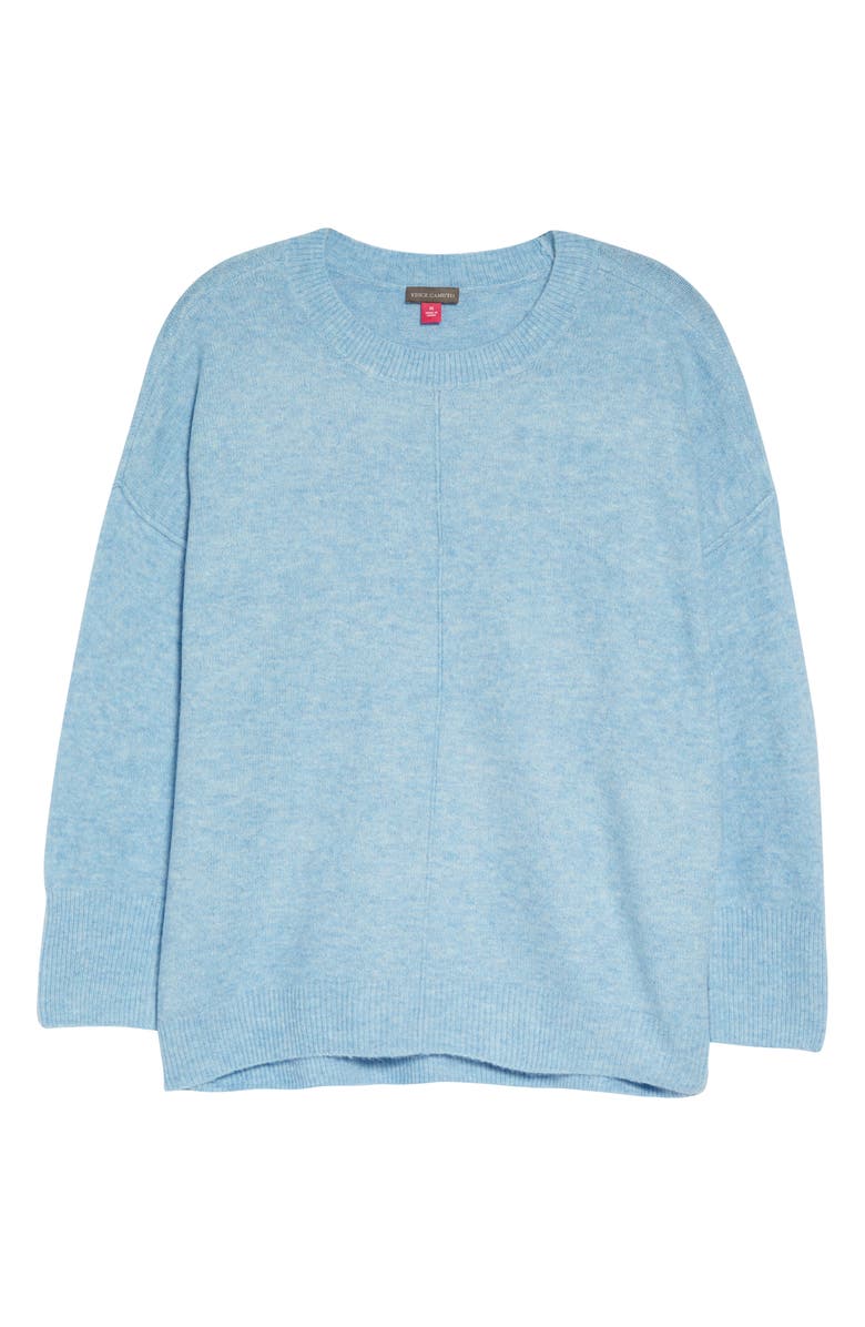 Vince Camuto Crewneck Sweater, Alternate, color, Blue Hthr