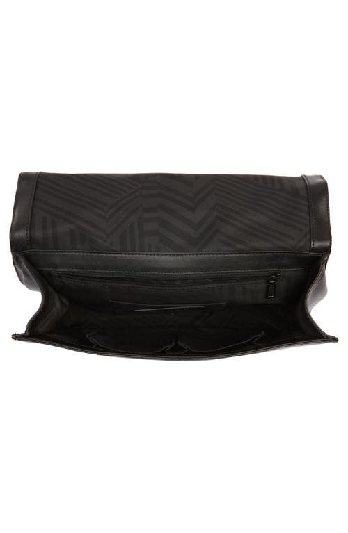 Rebecca Minkoff Love Jumbo Chevron-quilted Crossbody Bag In Jet Black