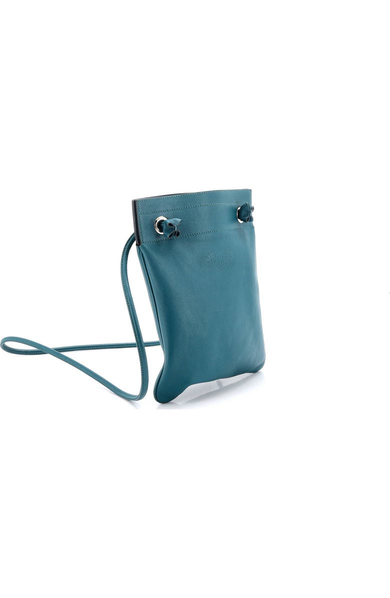 Pre-Owned Hermes Aline Bag Milo Lambskin and Swift Mini, Alternate, color, Vert Bosphore