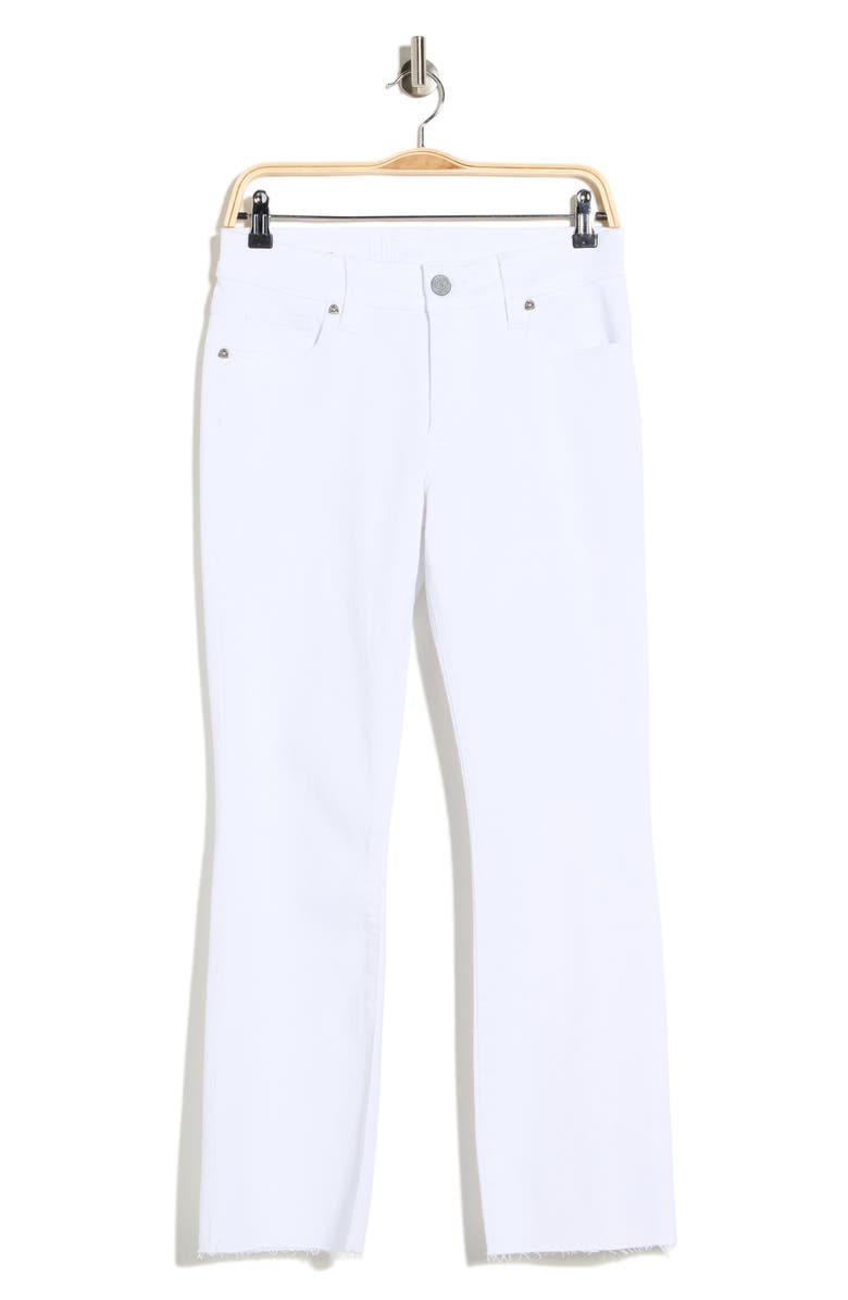 KUT from the Kloth Nikki Mid Rise Ankle Jeans, Alternate, color, Optic White