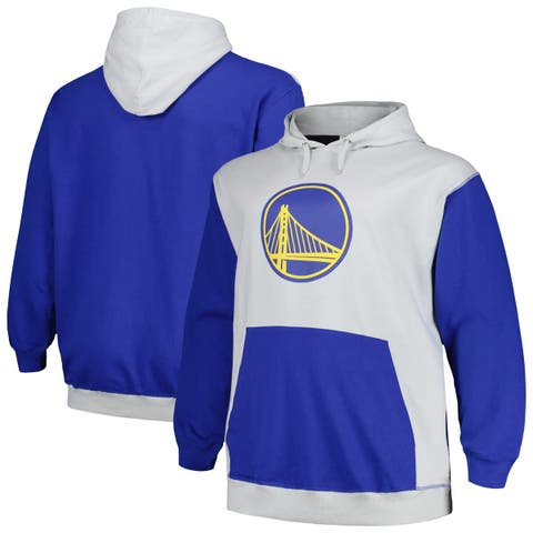 Men's Fanatics Branded  Royal/Silver Golden State Warriors Big & Tall Primary Arctic Pullover Hoodie