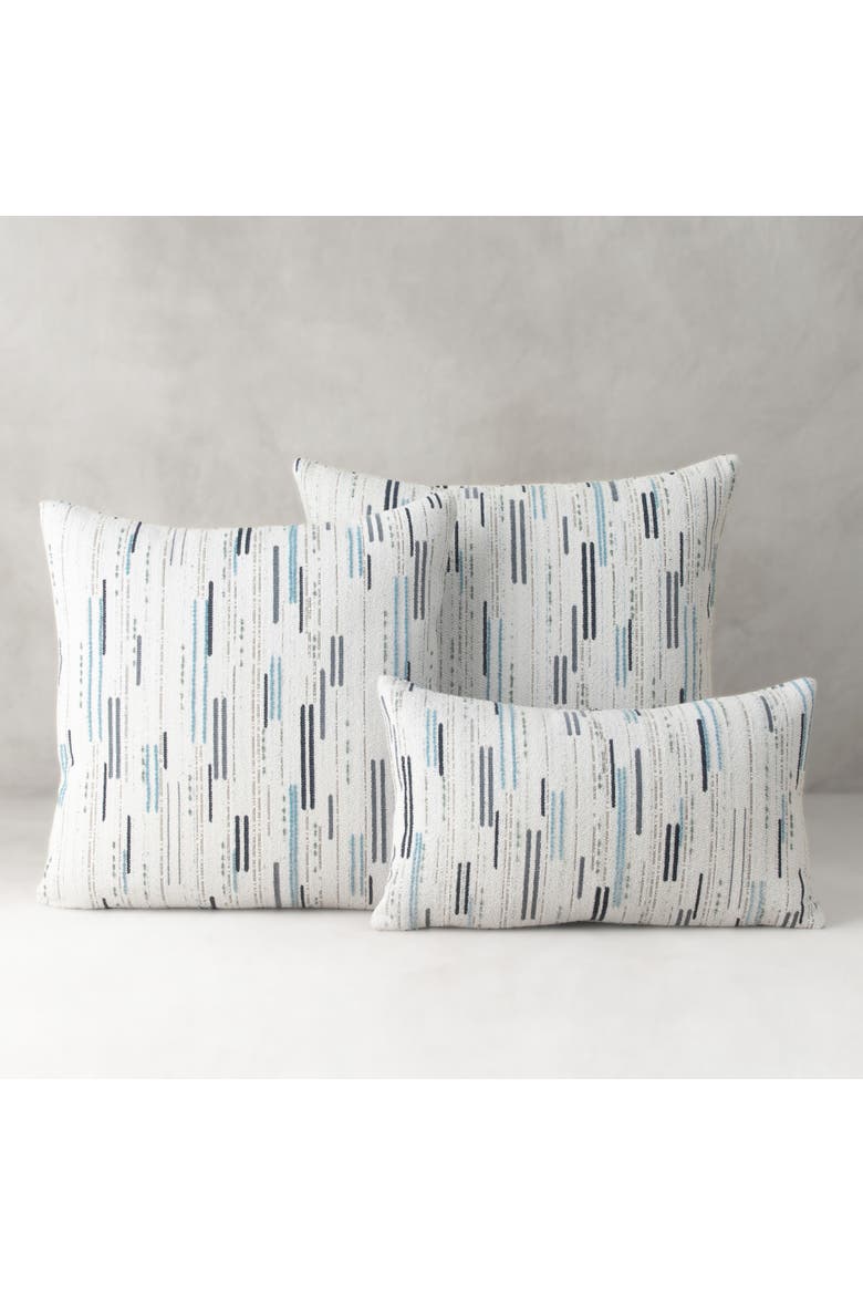 Connection Ocean Boucle Indoor & Outdoor Woven Accent Pillow, Alternate, color, Ocean