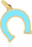 The Lovery Fine Jewelry Turquoise Horseshoe Charm