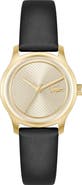 Lacoste Elyse Quartz Leather Strap Watch, 30mm