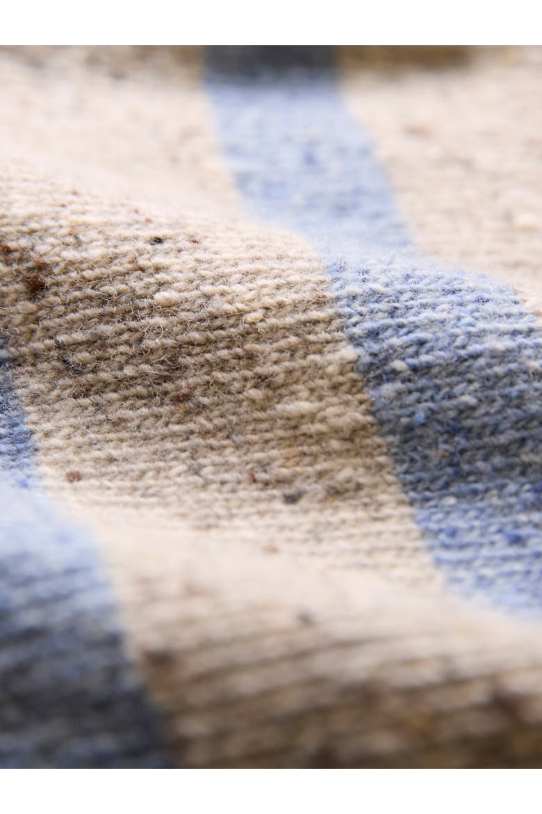 Donegal Striped Polo Sweater, Alternate, color, Oatmeal Stripe