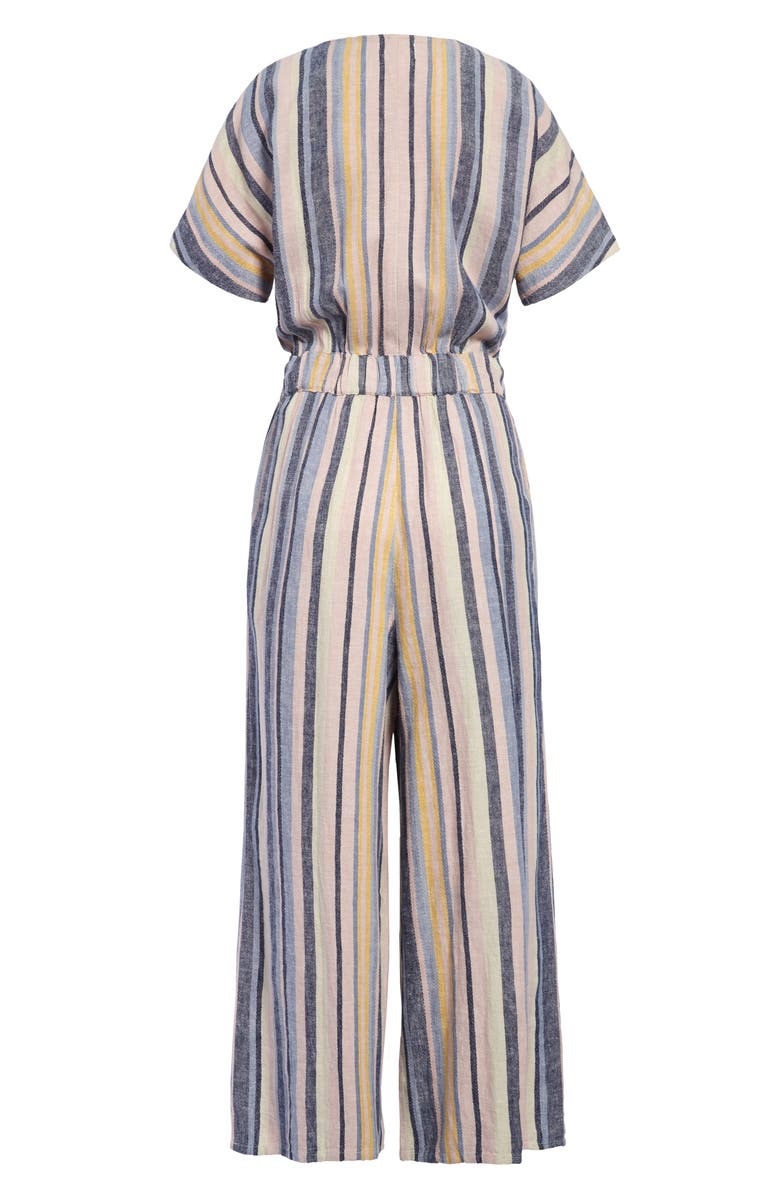 Caslon<sup>®</sup> Linen Blend Jumpsuit, Alternate, color, 