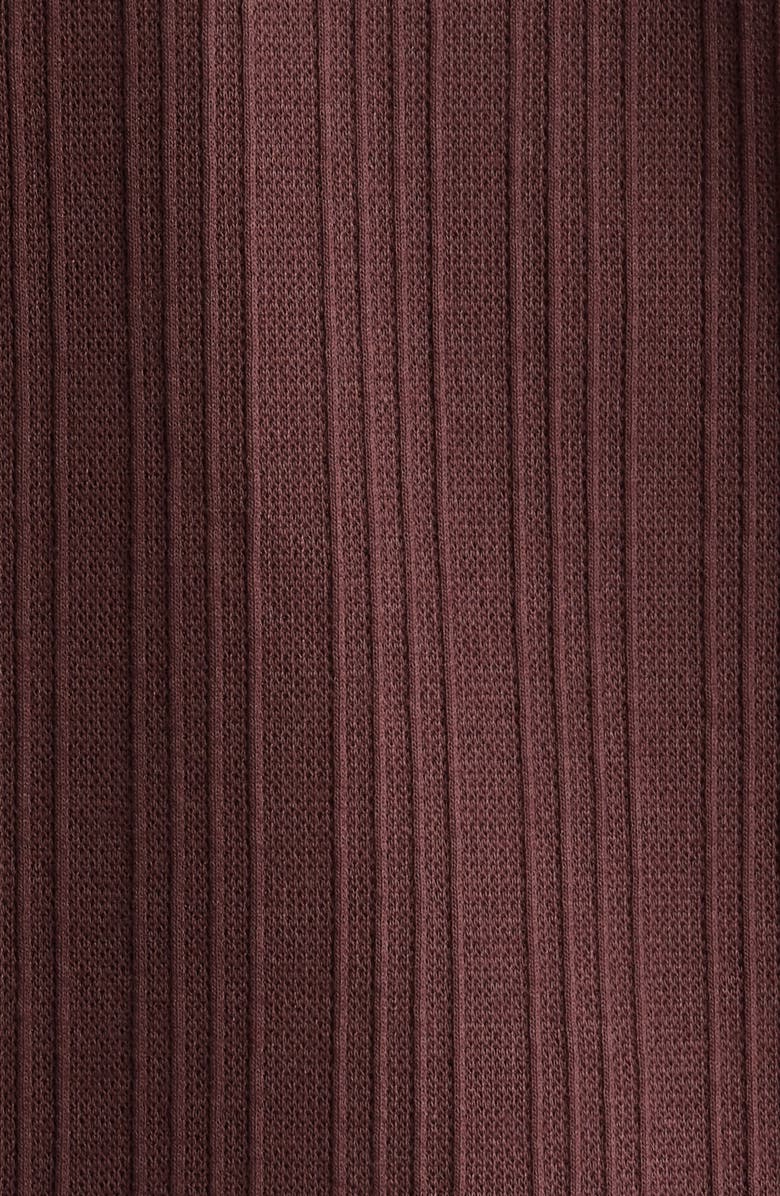 Topman Textured Stripe T-Shirt, Alternate, color, Brown