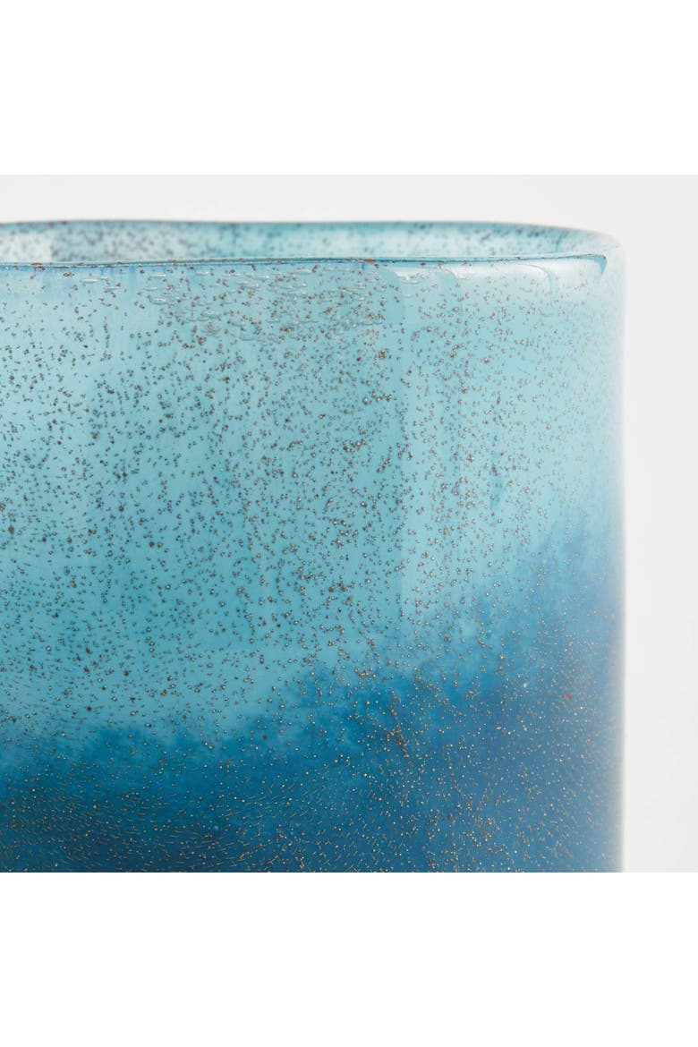 Barclay Butera Del Mar Glass Hurricane, Alternate, color, Blue