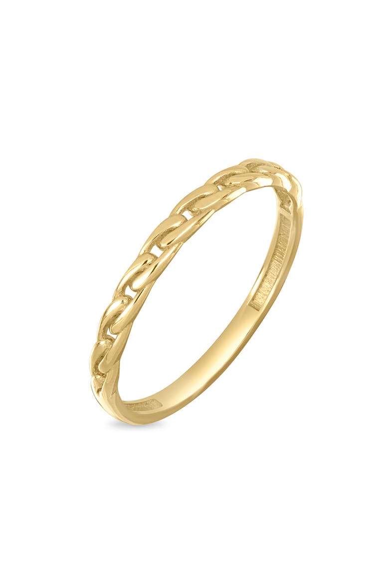 14k Gold Stackable Ring, Main, color, 14KY