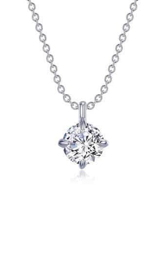 Lafonn Simulated Diamond Solitaire Necklace