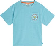 Scotch & Soda Kids' Jacquard Cotton Graphic T-Shirt